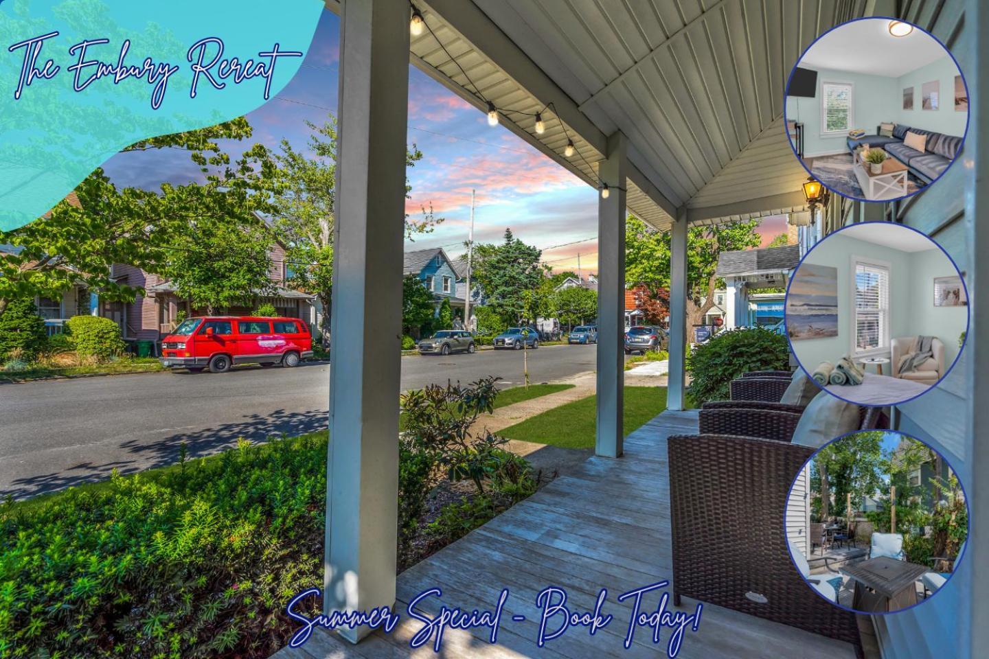 6-Min Walk To Asbury Park & Og Main St - Updated & Cozy Apartment In Historic Ocean Grove - Fire Pit & Patio - Fast Wi-Fi Eksteriør billede